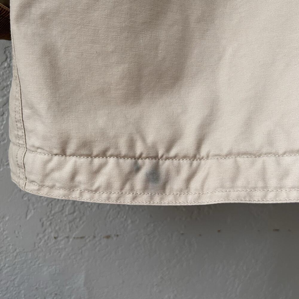 L.L. Bean Jacket Mens 2XL Beige Quilted Thinsulate Lined Chore Workwear Heritage - Picture 7 of 16